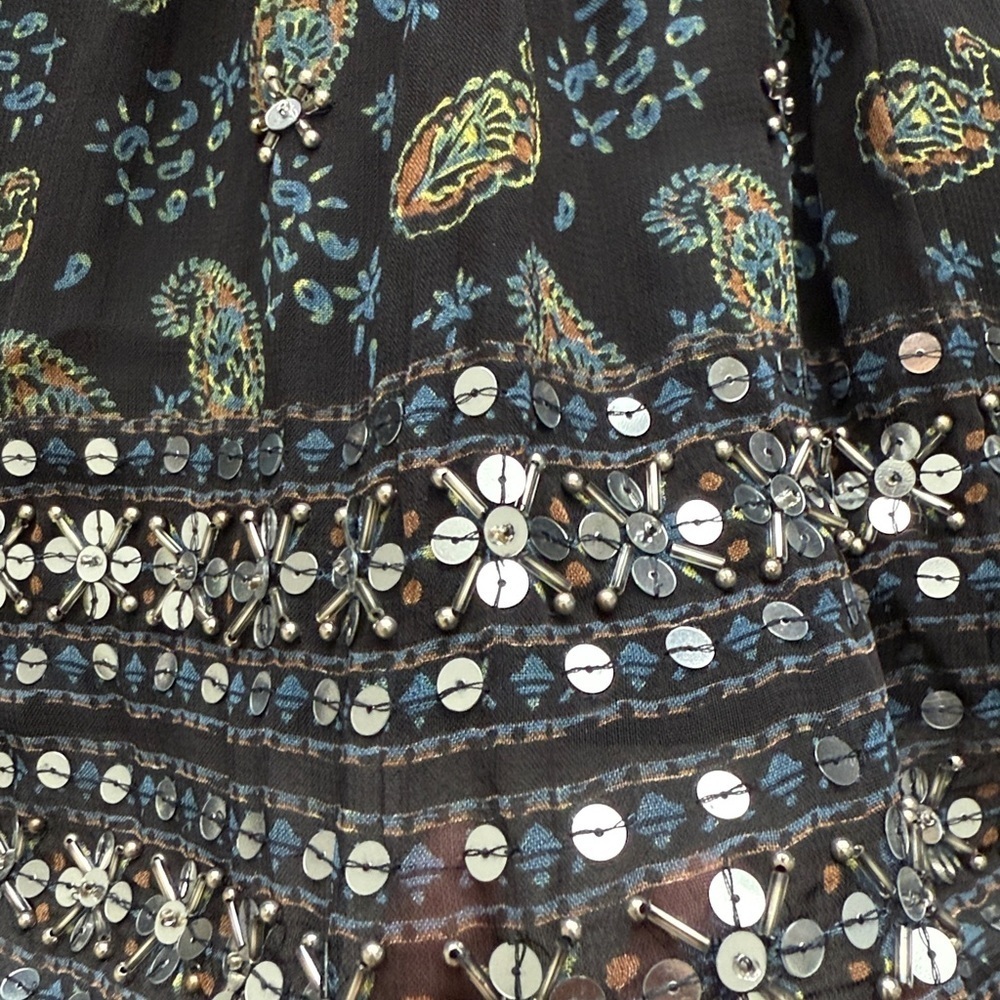 Free People Age Of Aquarius Paisley Sequin Top
Size XS, NWT - Picture 7 of 10